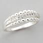 Ashley Cooper&#40;tm&#41; Faux Pearl Beaded Silver-Tone Ring w/ Pave - image 1