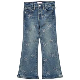 Girls (4-6x) YMI® Embellished Rhinestone Bow Jeans