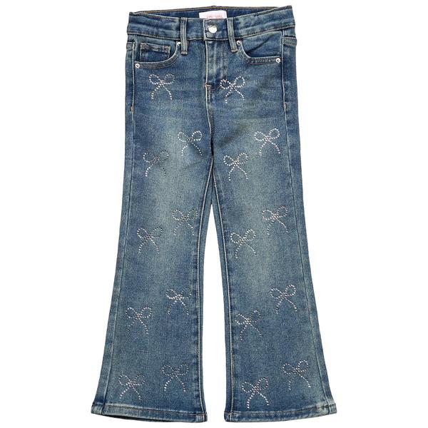 Girls (4-6x) YMI® Embellished Rhinestone Bow Jeans