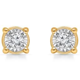Diamond Classics™ Gold Solitaire Diamond Stud Earrings