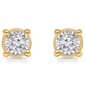 Diamond Classics™ Gold Solitaire Diamond Stud Earrings - image 3