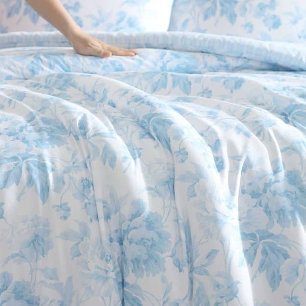 Laura Ashley Anja Textured Toile Comforter Set
