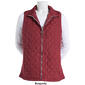 Womens Architect&#174; Full Zip Basic Quilted Vest w/Rib Side Panel - image 3