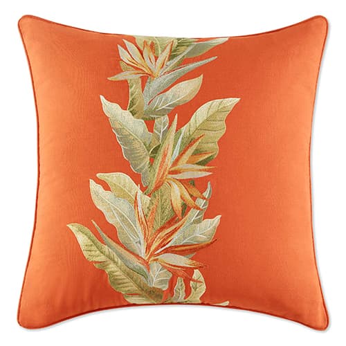 Tommy Bahama Birds of Paradise Square Decorative Pillow -...