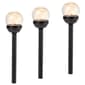 Moonrays&#40;R&#41; 3pk. Solar Crackle Ball Stake - image 1
