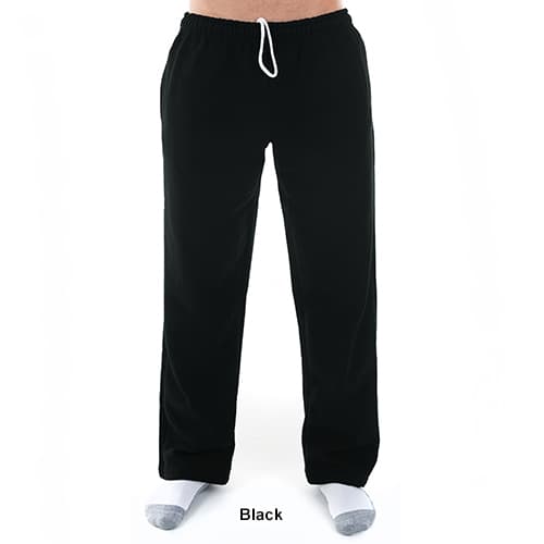 Mens Gildan® Jersey Knit Open Bottom Active Pants