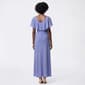 Petite Connected Apparel Sheer Ruffle Overlay Evening Gown - image 2