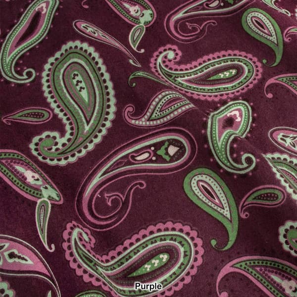 Superior 2pc. Cotton Flannel Paisley Pillowcase Set