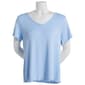 Womens Jessica Simpson Short Sleeve Ribbed Solid Pajama Tee - image 1