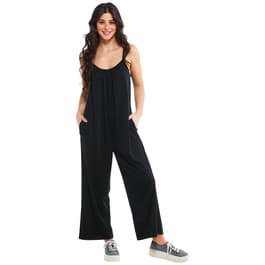 Juniors No Comment Midtown Jersey Knit Sleeveless Jumpsuit