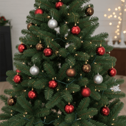 Northlight 32ct. Shatterproof 2-Finish Christmas Ball Ornaments