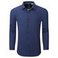 Mens Tom Baine Slim Fit Performance Navy Plaid Dress Shirt - image 2