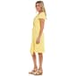 Womens Connected Apparel Short Sleeve V Neck Drape A-Line Dress - image 4