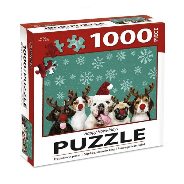 Lang&#40;R&#41; Happy Howl-Idays 1000pc. Puzzle - image 