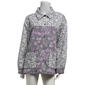 Womens MUK LUKS® Quilted Patchwork Floral Pajama Shacket - image 1