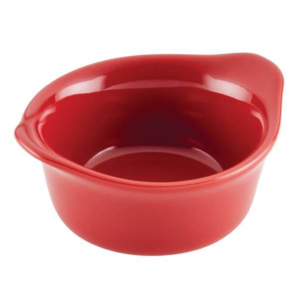 Rachael Ray 4pc. Ceramics EVOO and Ramekin Dipper Set - Red