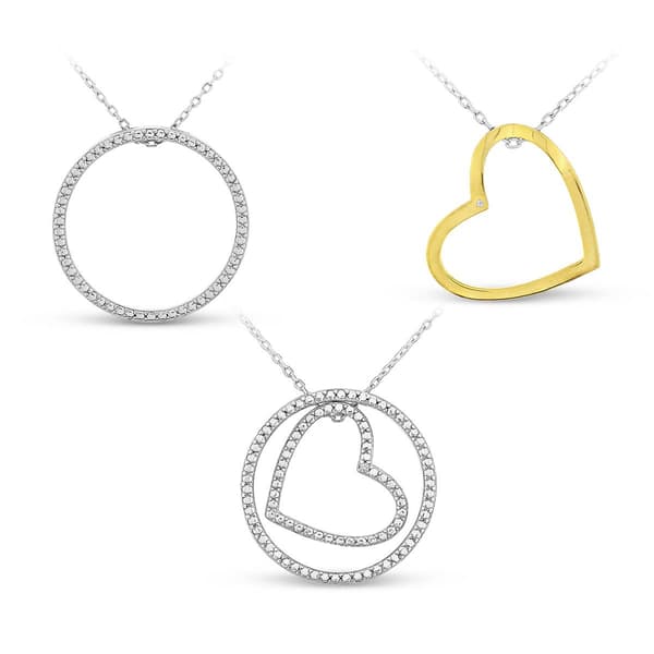 Forever New Sterling Silver Interchangeable Pendant - image 