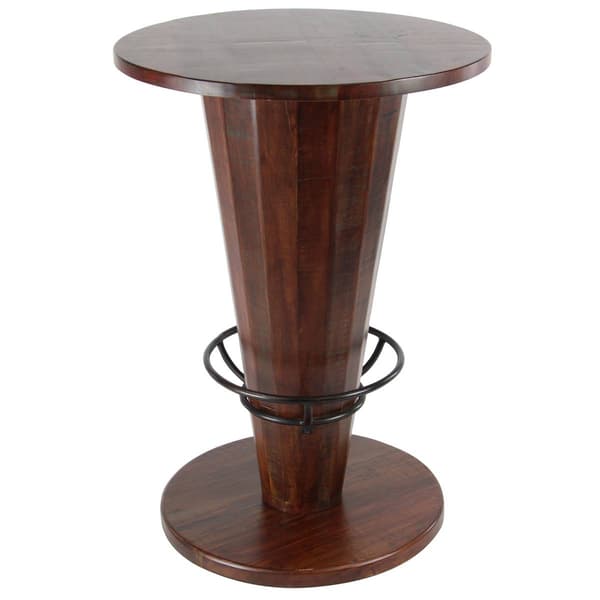 9th & Pike(R) Brown Gum Tree Wood Rustic Dining Table