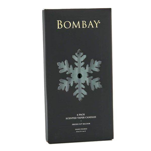Bombay 6pk. Scented Taper Candles - Pine - image 