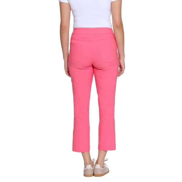Petite Multiples Pull On Fine Line Twill Cropped Pants