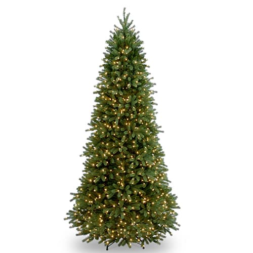 National Tree 9ft. Pre-Lit Jersey Fraser Fir Slim Tree - image 