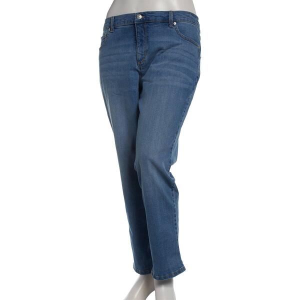Plus Size Gloria Vanderbilt Amanda Classic Short Length Jeans - image 
