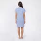 Womens Charmour Henley Nightshirt W/Daisy Chest Screen - image 2