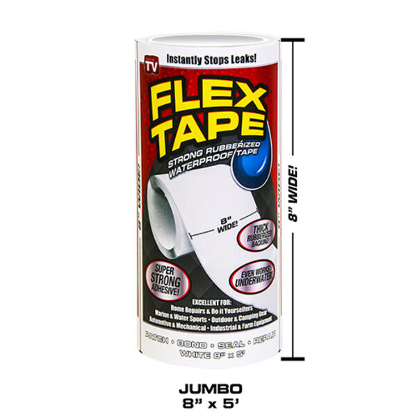 As Seen On TV Flex Tape - 8in. x 5ft. - image 