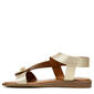 Womens Franco Sarto L-Glenni Gold Metallic Slingback Sandals - image 2