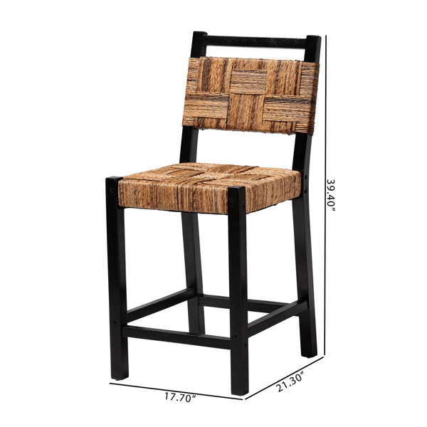 bali & pari Raniya Seagrass Counter Stool - Set of 2