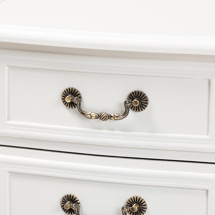 Baxton Studio Gabrielle Traditional French Country 3 Drawer Night
