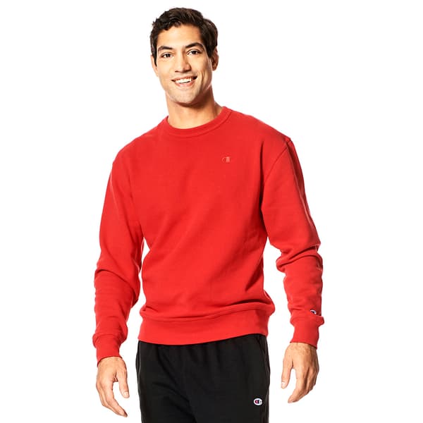 Champion men's graphic cheap powerblend fleece crew