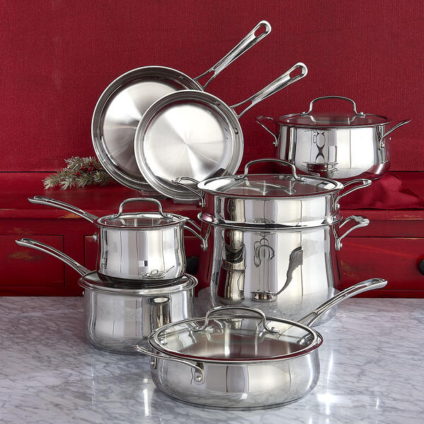 Cuisinart® Contour™ 13pc. Stainless Steel Cookware Set
