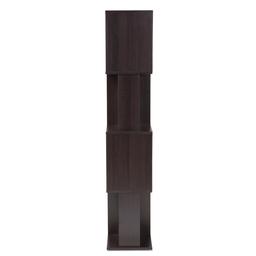 Baxton Studio Riva Geometric Wood Bookshelf