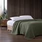 Eddie Bauer Solid Waffle Cotton Blanket - image 4