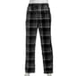 Mens Preswick & Moore(R) Black & White Plaid Silky Pajama Pants - image 1