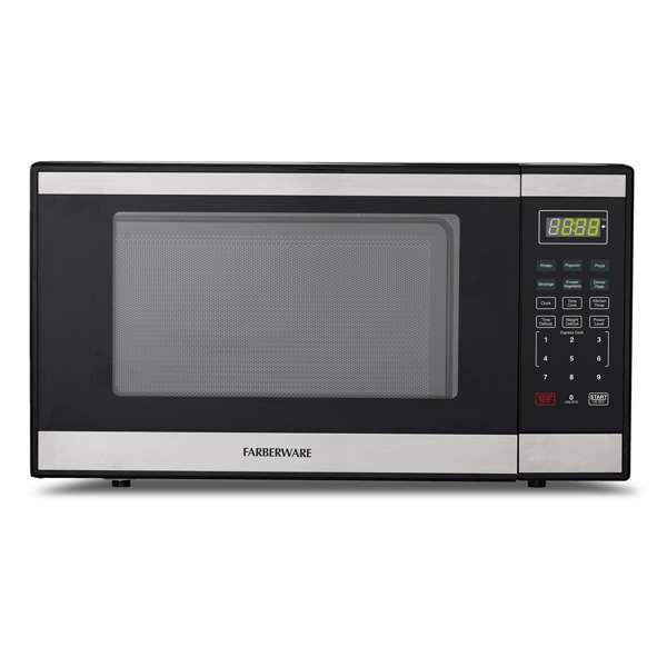 Farberware(R) 1.1 cu. ft. Black 1000 Watt Countertop Microwave Oven - image 