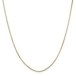 Unisex Gold Classics(tm) 1.00mm. 14k Gold Octagonal Snake Necklace