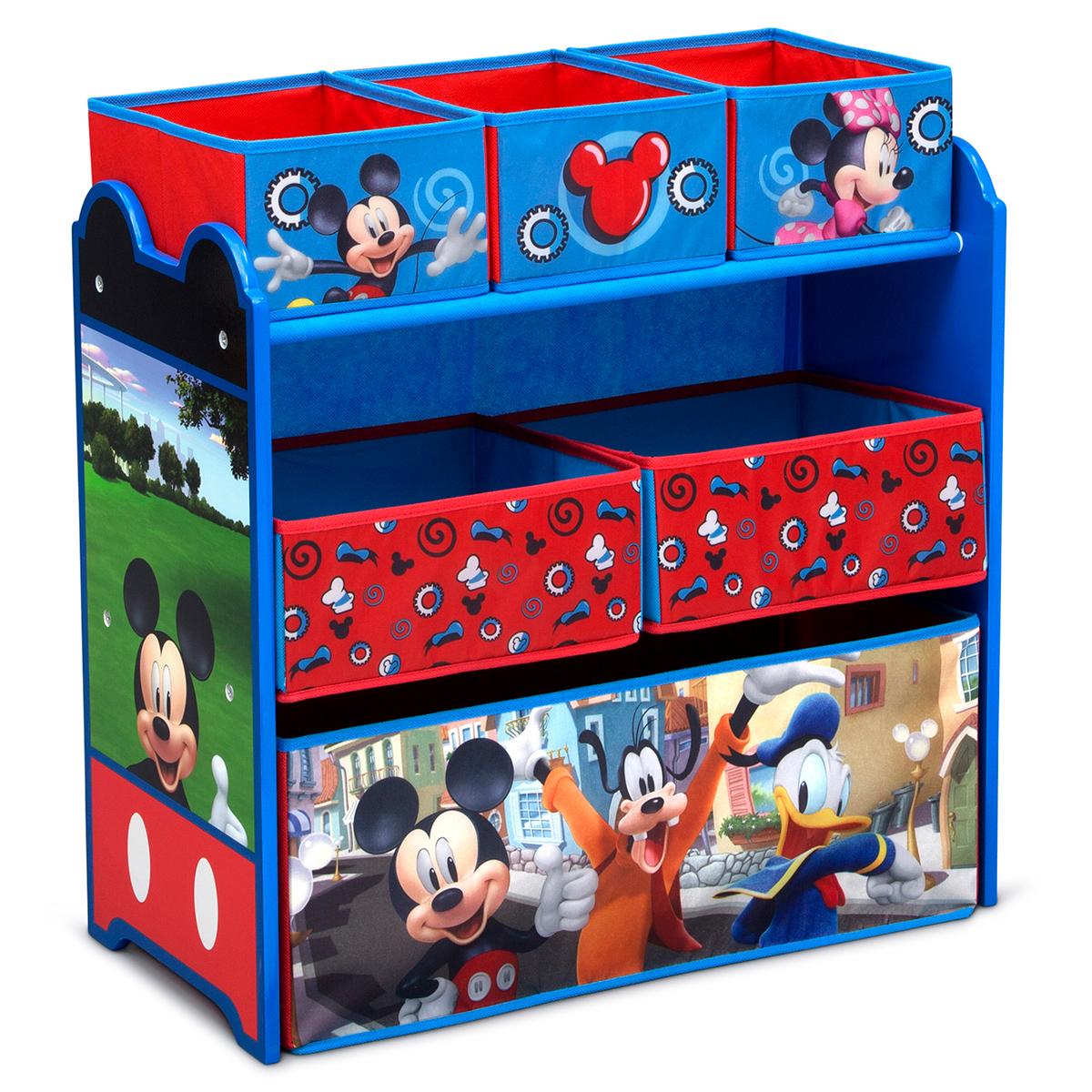 Delta Children Disney Mickey Mouse Six Bin Toy Storage...