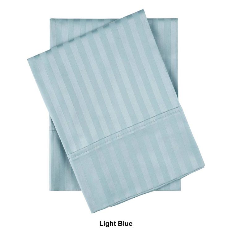 Superior 2pc. 300TC Egyptian Cotton Striped Pillowcase Set