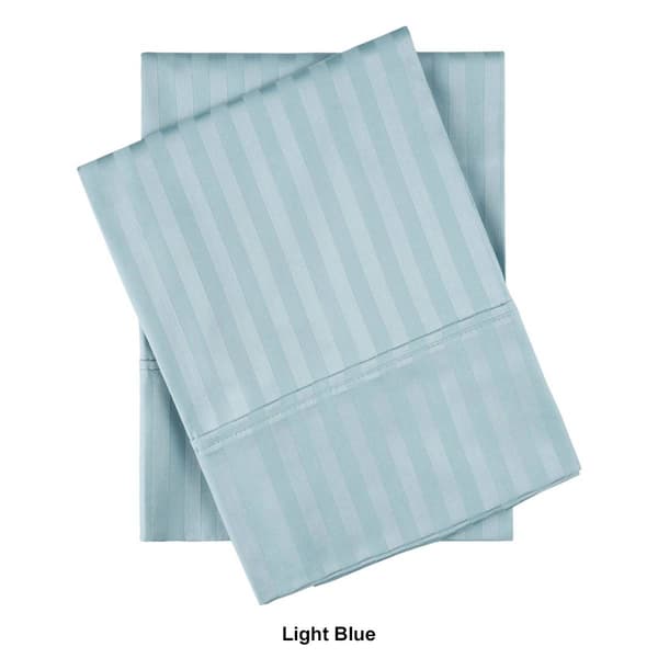 Superior 2pc. 300TC Egyptian Cotton Striped Pillowcase Set