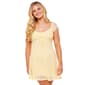 Juniors No Comment Floral Lace Front Tie Drop Waist Mini Dress - image 1