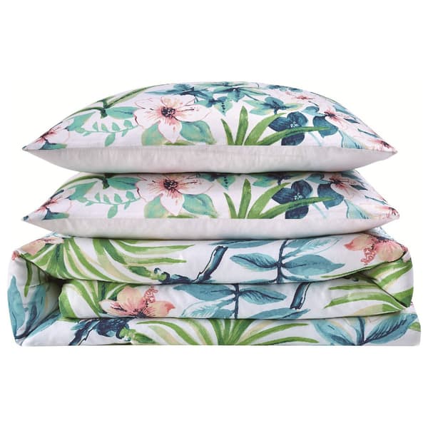 Oceanfront Resort Tropical Bungalow Comforter Set
