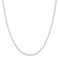 Gold Classics(tm)10kt. White Gold 1mm 16in Box Chain Necklace - image 1