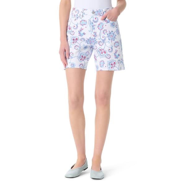 Womens Gloria Vanderbilt Amanda Print Short - image 