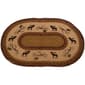 Moose Lodge Jute Braid Print Rug - image 1