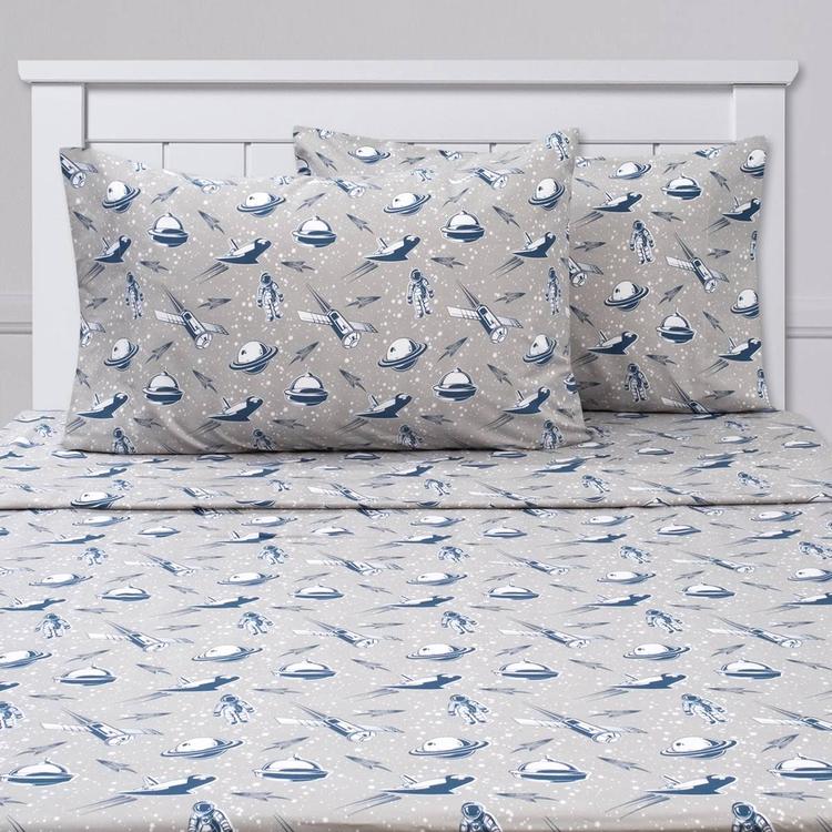 Sweet Home Collection Kids Fun & Colorful Space Sheet Set