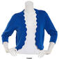 Womens Nina Leonard 3/4 Sleeve Double Scallop Edge Shrug - image 6