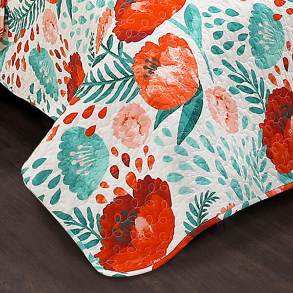 Lush Décor® 3pc. Poppy Garden Quilt Set
