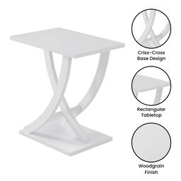 Convenience Concepts Newport Criss-Cross Chairside End Table